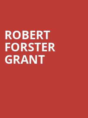 Robert Forster Grant & I in Concert & Conversation with Pete Paphides at Shaw Theatre